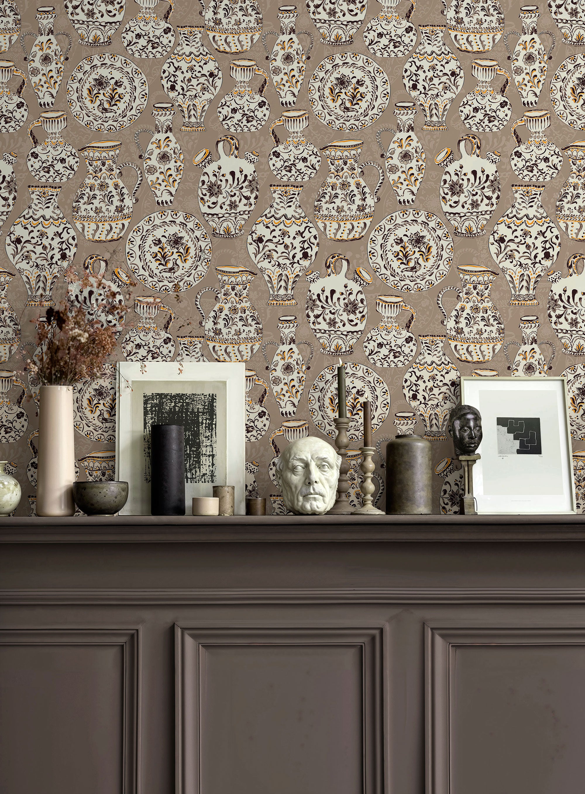 Fajalauzas Grey Solera Wallpaper by Tres Tintas