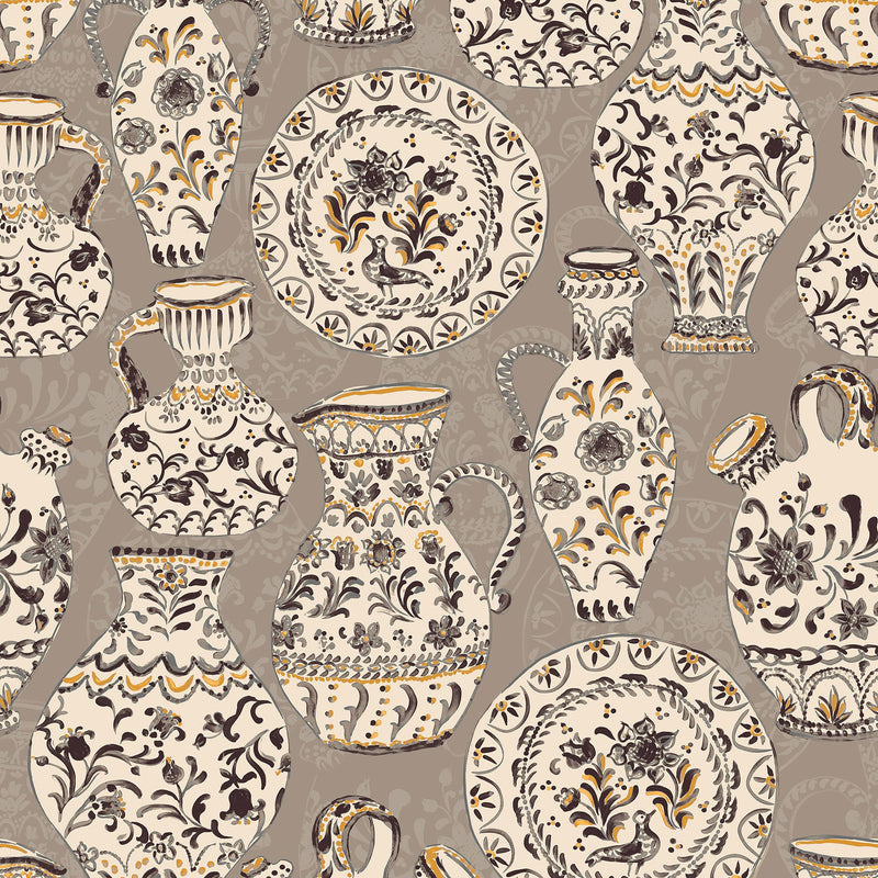 Fajalauzas Grey Solera Wallpaper by Tres Tintas