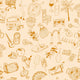 Souvenirs Yellow Solera Wallpaper by Tres Tintas