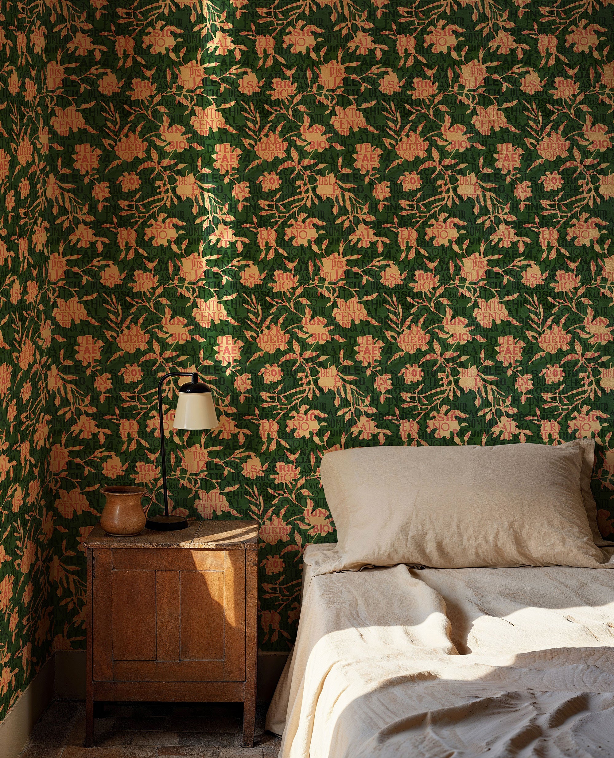 Jaleo Green Solera Wallpaper by Tres Tintas