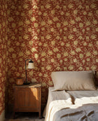 Jaleo Red Solera Wallpaper by Tres Tintas