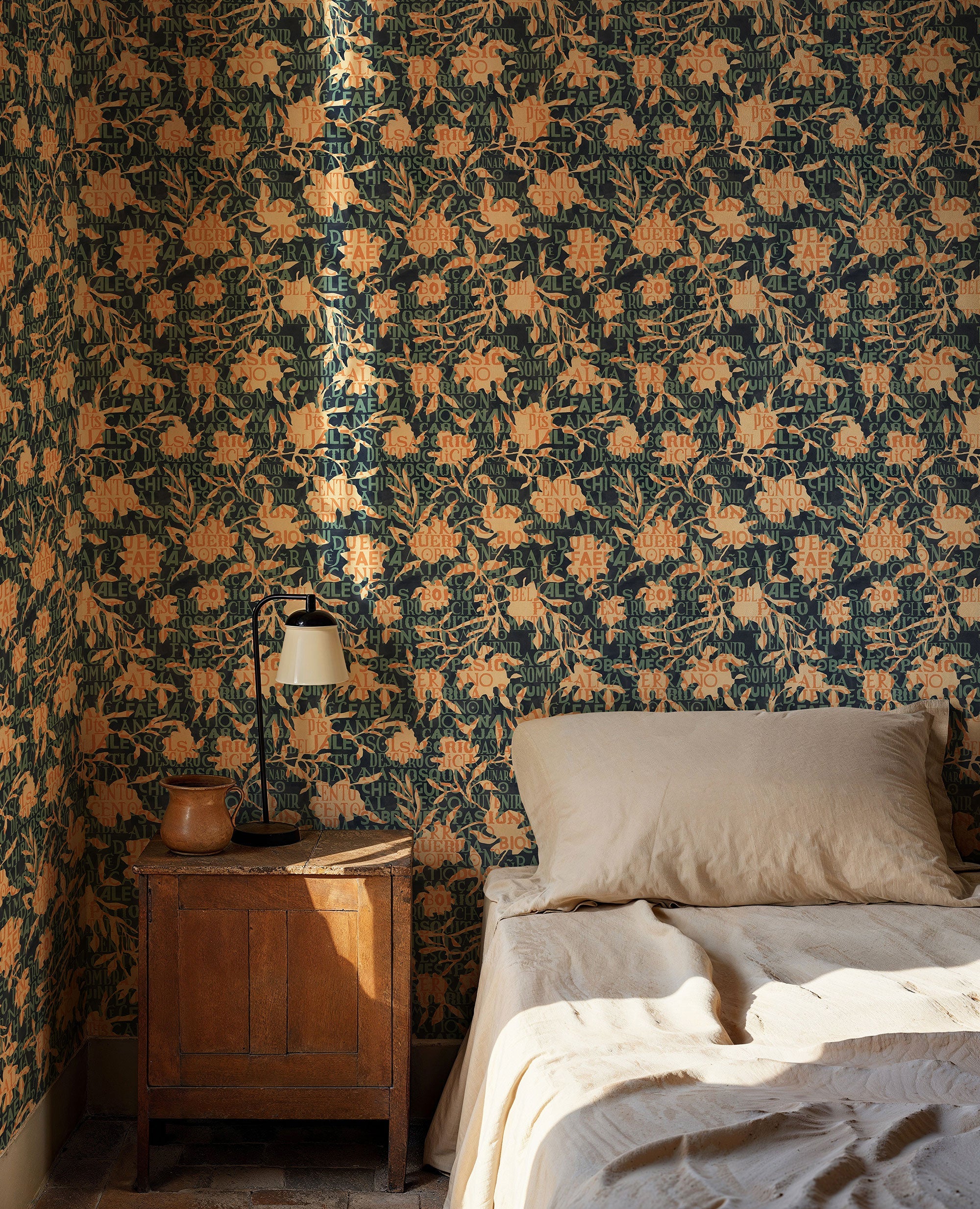 Jaleo Turquoise Solera Wallpaper by Tres Tintas