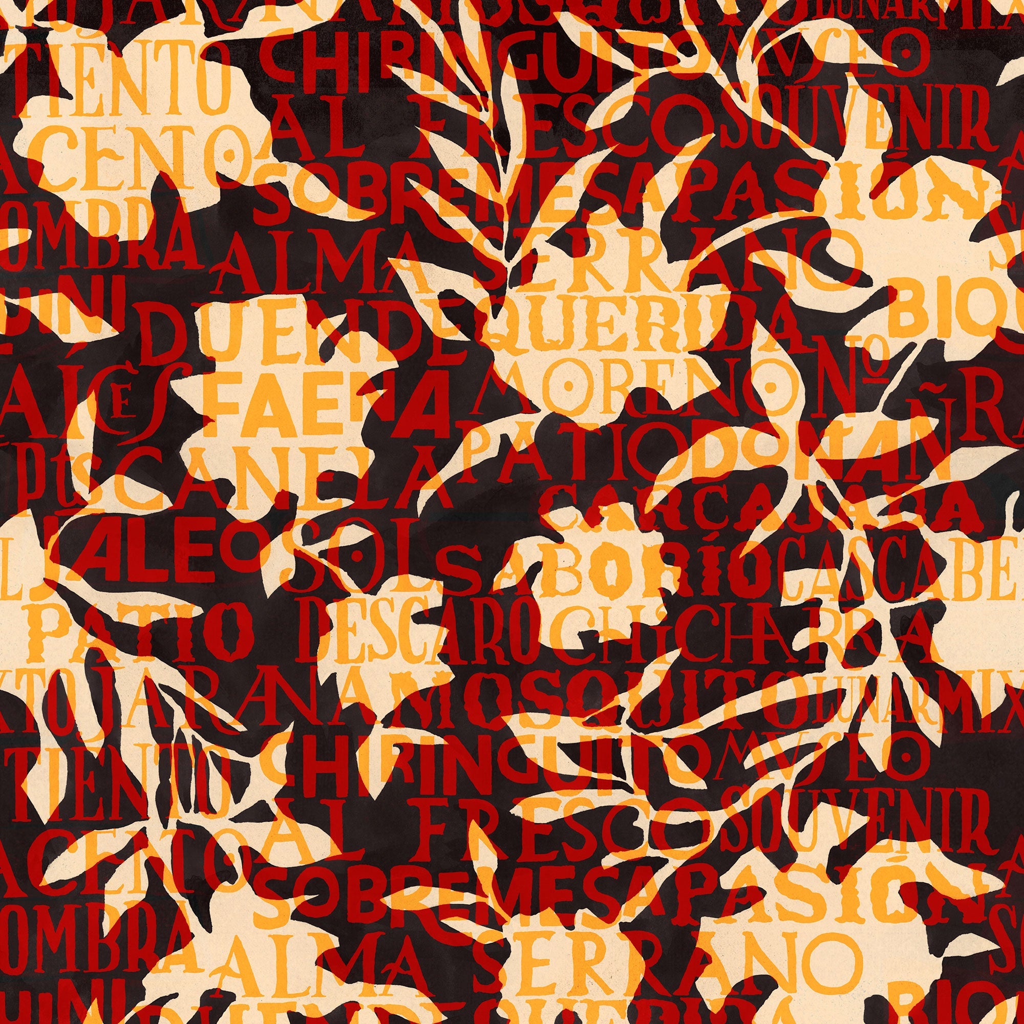 Jaleo Mazarine Solera Wallpaper by Tres Tintas