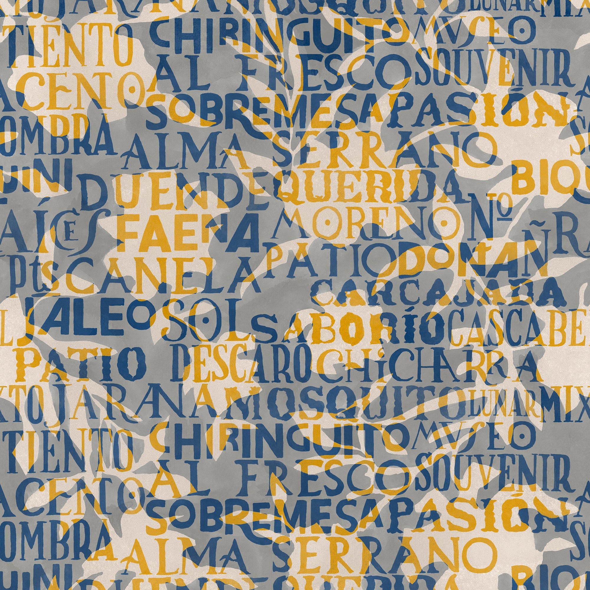 Jaleo Grey Solera Wallpaper by Tres Tintas
