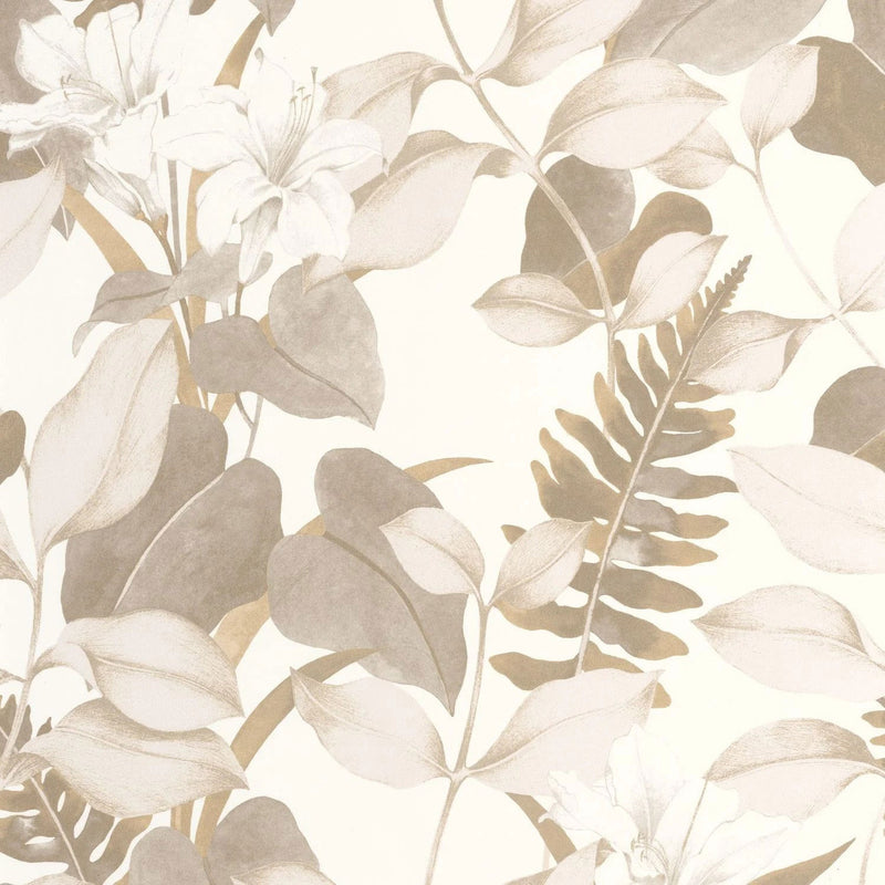 SOLI200261303 Royal Lily Soliflore Wallpaper by Casadeco