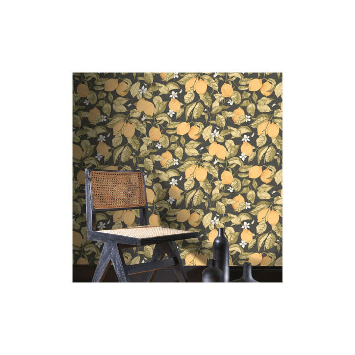 SOLI200272727 Lemon Tree Soliflore Wallpaper by Casadeco
