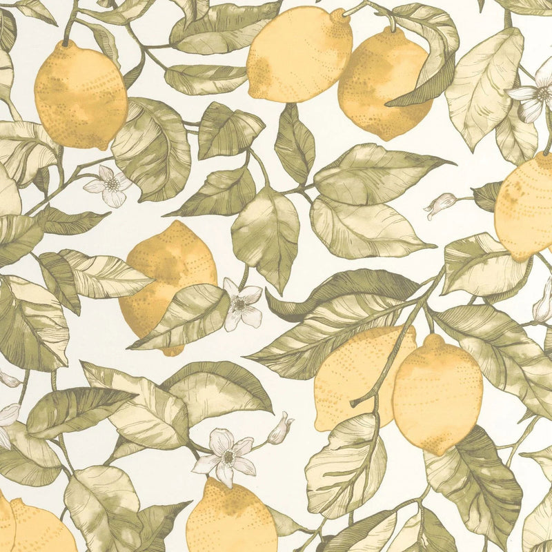 SOLI200277227 Lemon Tree Soliflore Wallpaper by Casadeco