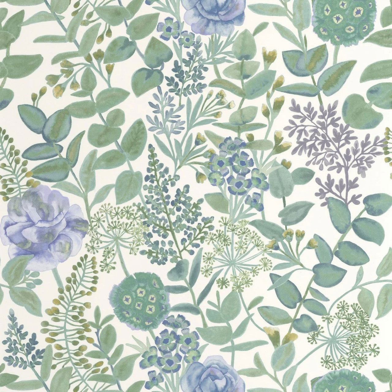 SOLI200316776 Garden Flowers Soliflore Wallpaper by Casadeco