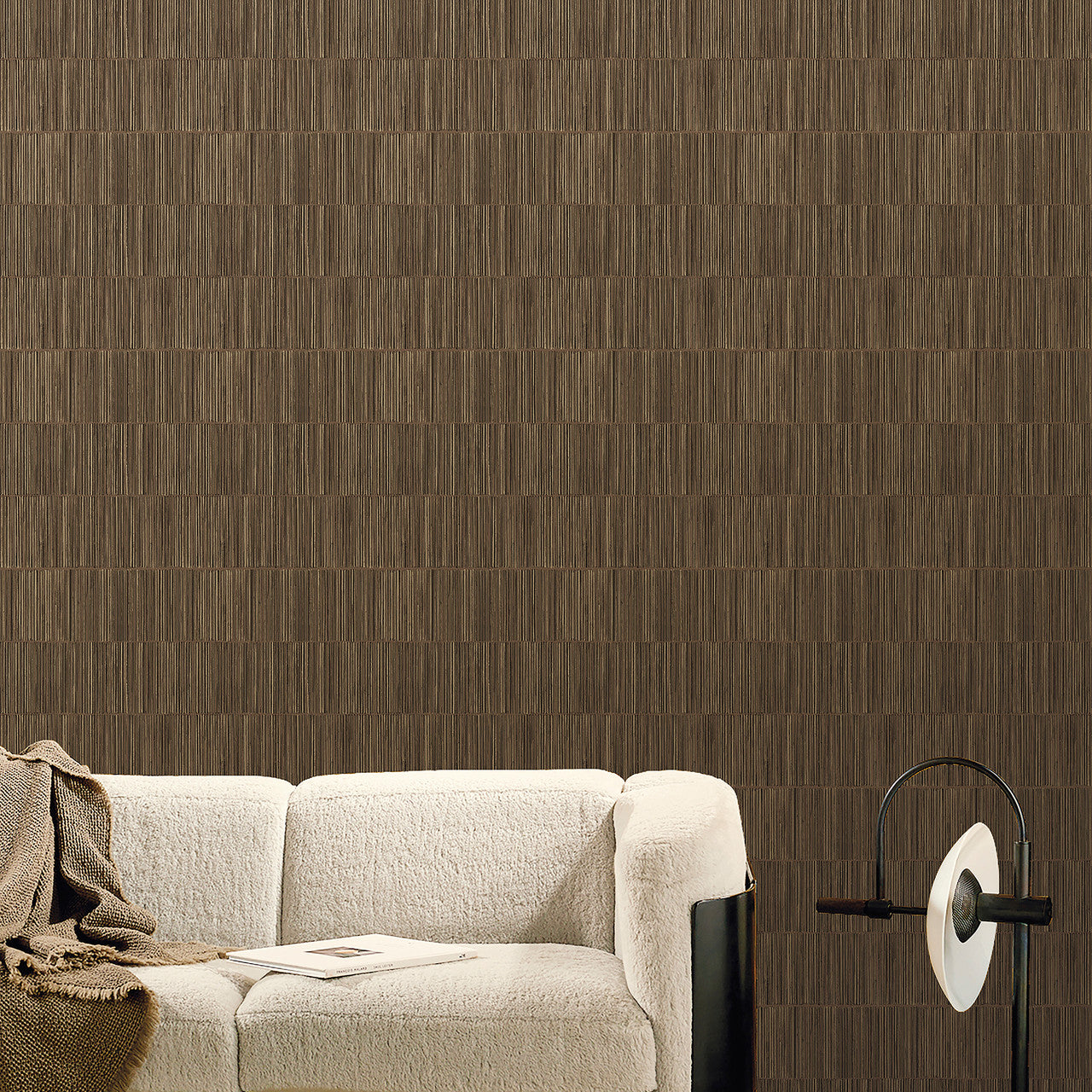 SP-JA3005 Bamboo Boutique Sheen Bronze Brown Wallpaper by Galerie