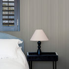 SP-NA6006 Textured Stripe Boutique Matte Bronze Brown Wallpaper by Galerie