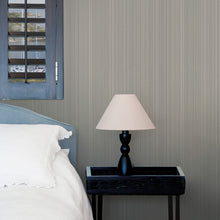 SP-NA6006 Textured Stripe Boutique Matte Bronze Brown Wallpaper by Galerie