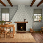 142307 Flame Leaf Neutral Wallpaper by Graham & Brown