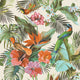 Paradise Birds Multi Vasari Wallpaper by Rasch