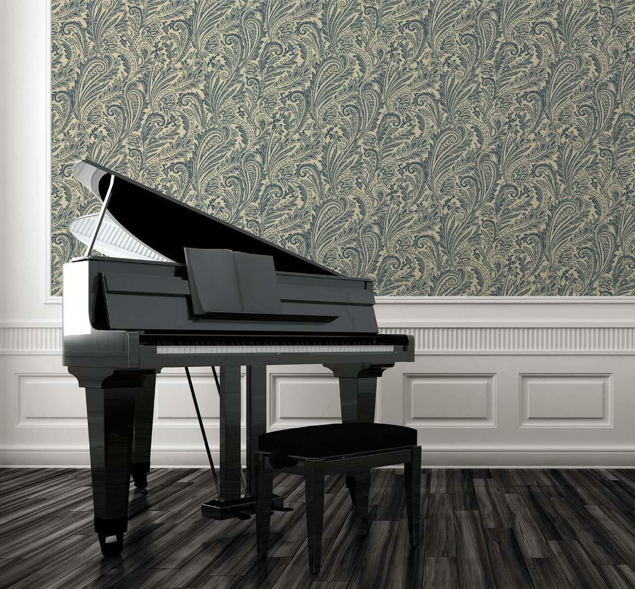 SR00515 Paisley Savile Row Wallpaper by Sketch Twenty 3