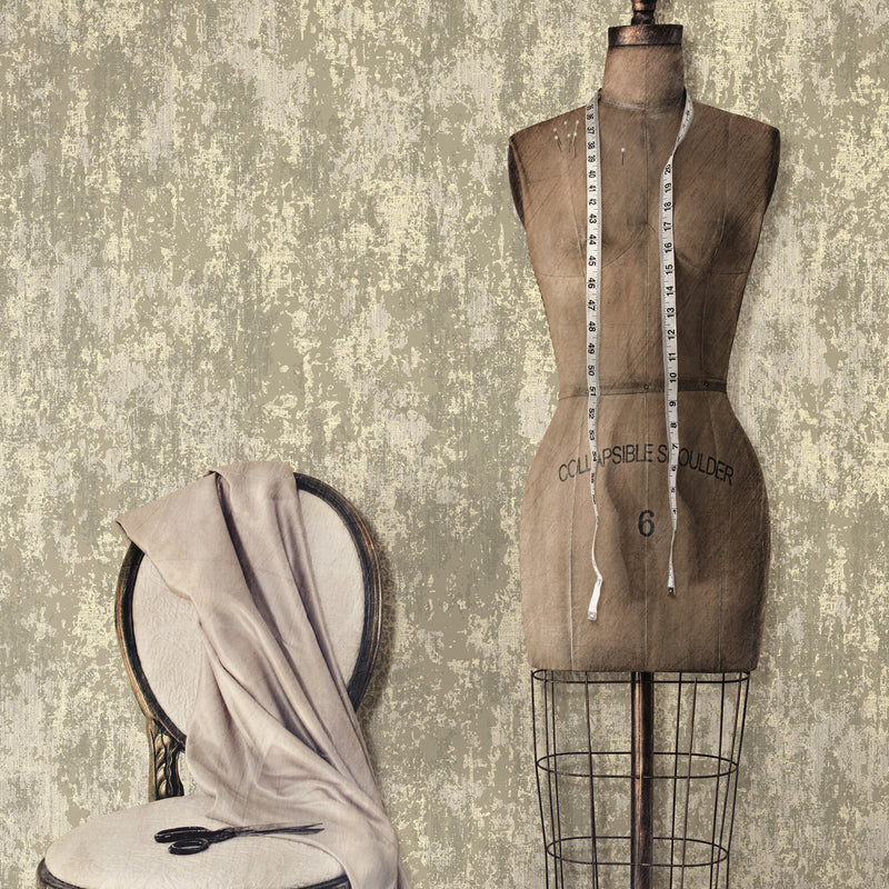 SR28103 Lustre Metallic Gold Wallpaper by Galerie