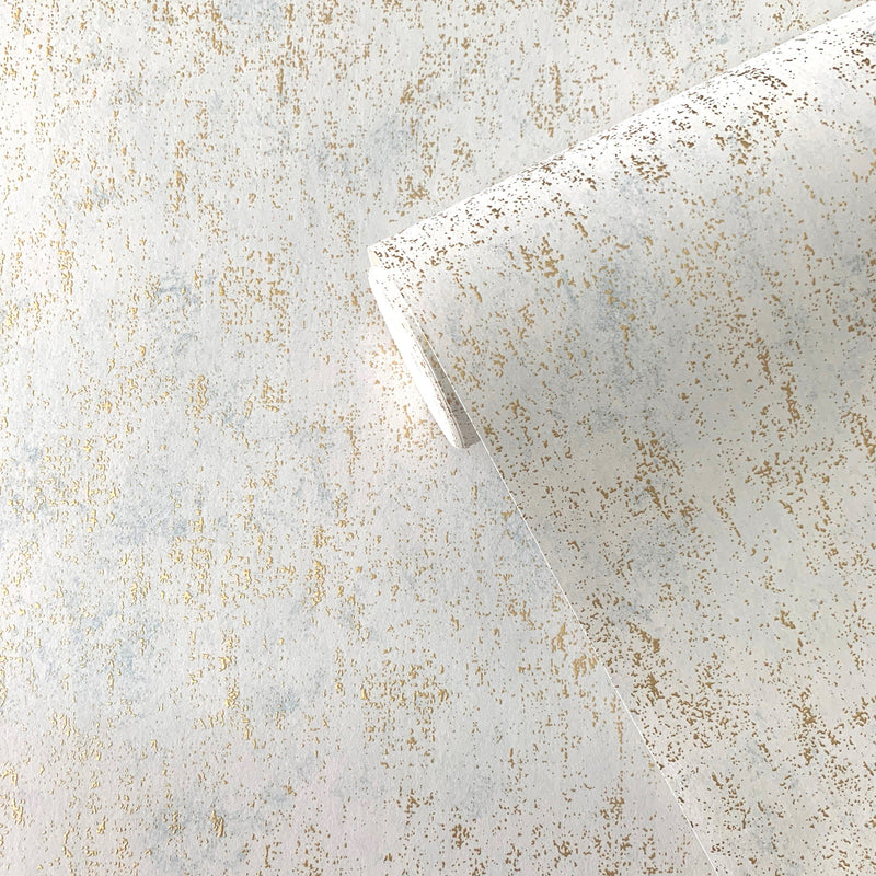 SR28403 Lustre Metallic White Wallpaper by Galerie