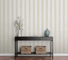 SS21232 Medium Stripe Natural Style Sisters Wallpaper by Galerie
