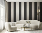 SS21237 Half Stripe Black Style Sisters Wallpaper by Galerie