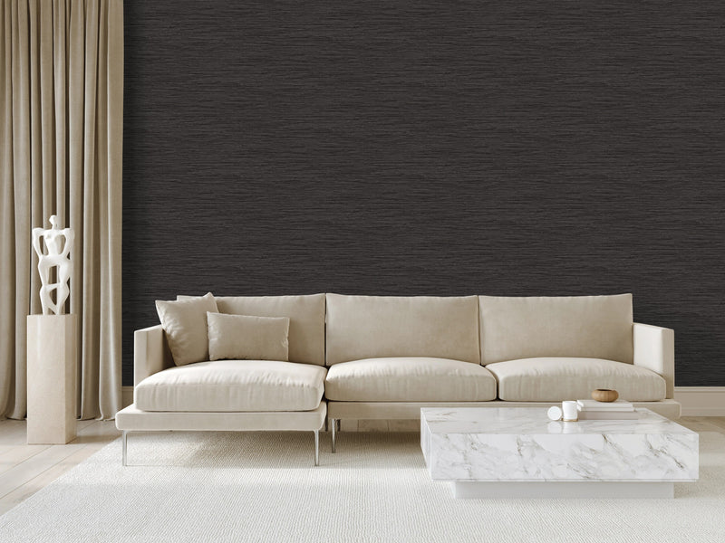 SS21252 Grasscloth Dark Style Sisters Wallpaper by Galerie