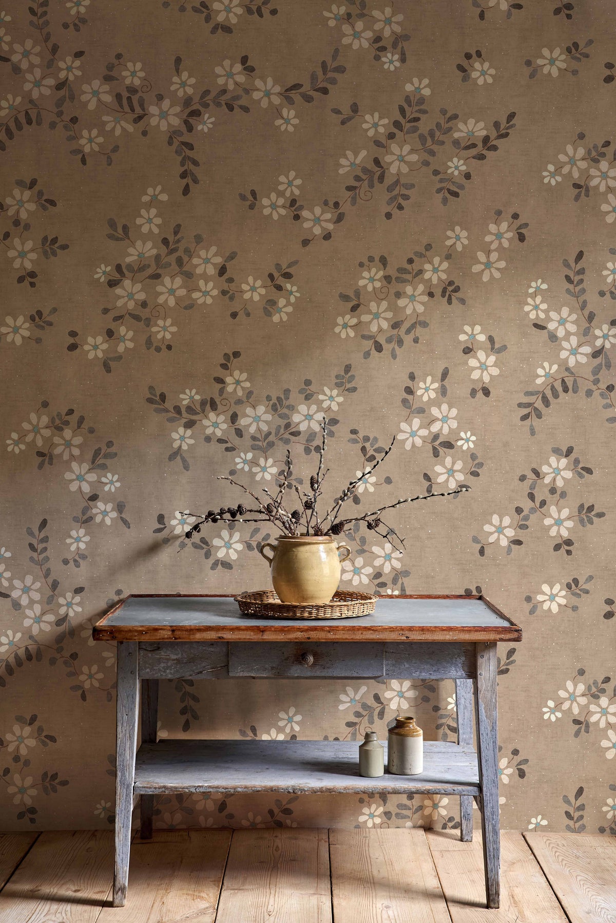 LW 375 675 Stellata Cardamom Wallpaper by Lewis & Wood