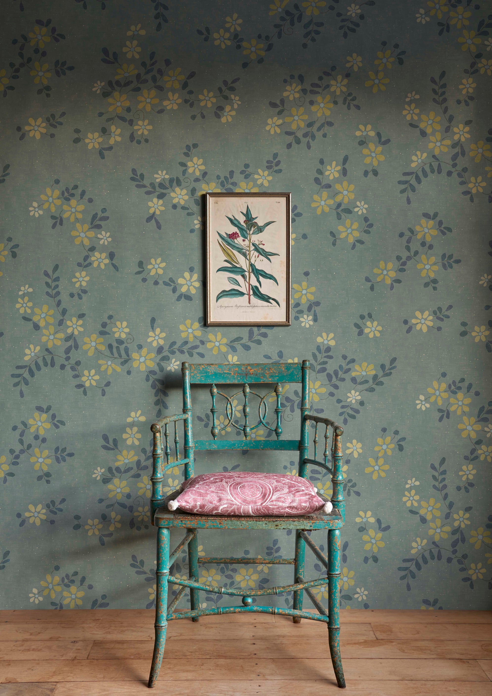 Stellata Shagreen Boho Wallpaper by Lewis & Wood