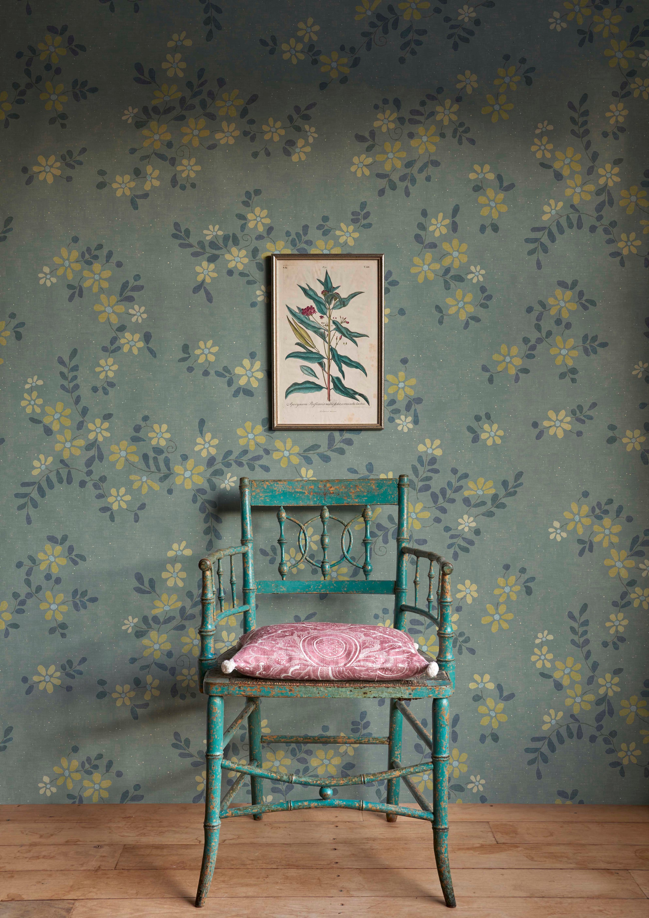 Stellata Shagreen Boho Wallpaper by Lewis & Wood