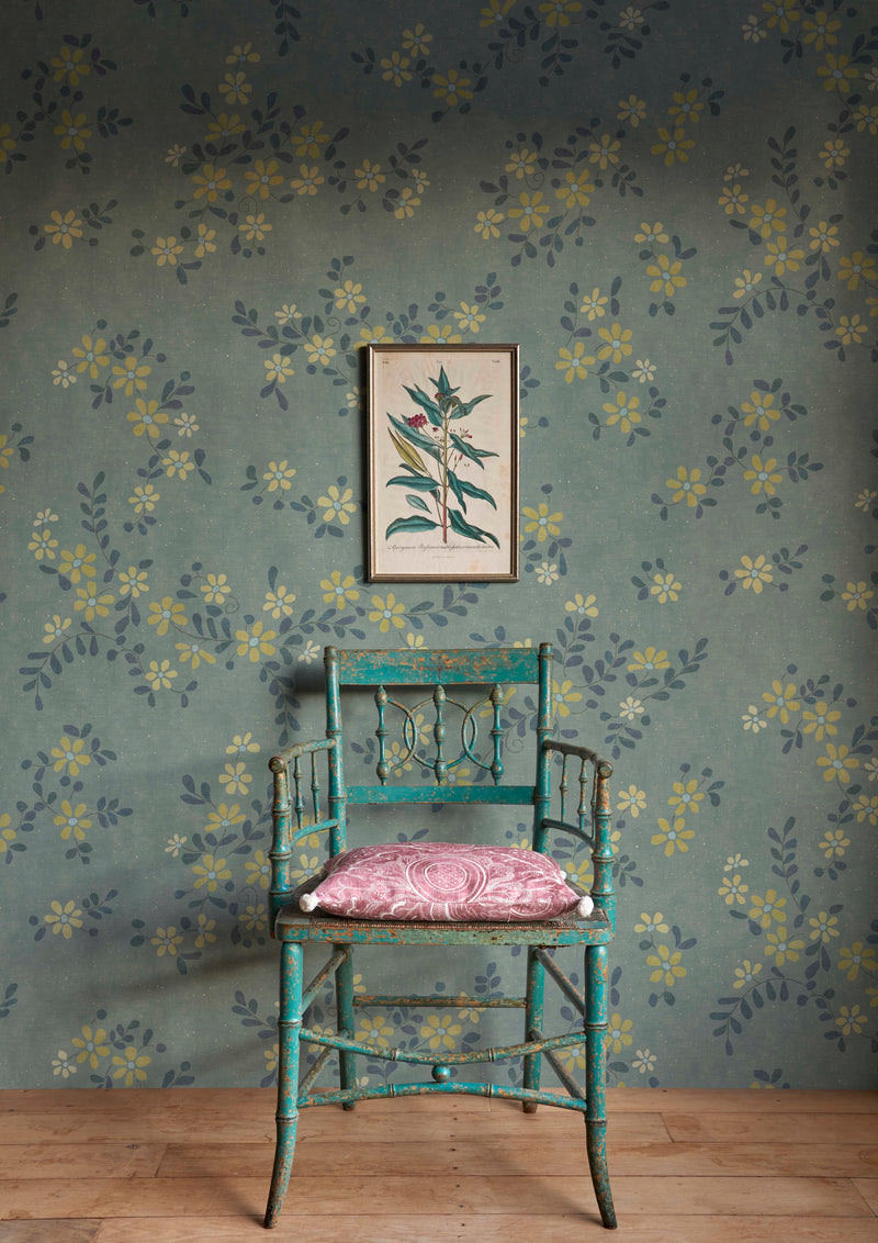 Stellata Shagreen Boho Wallpaper by Lewis & Wood
