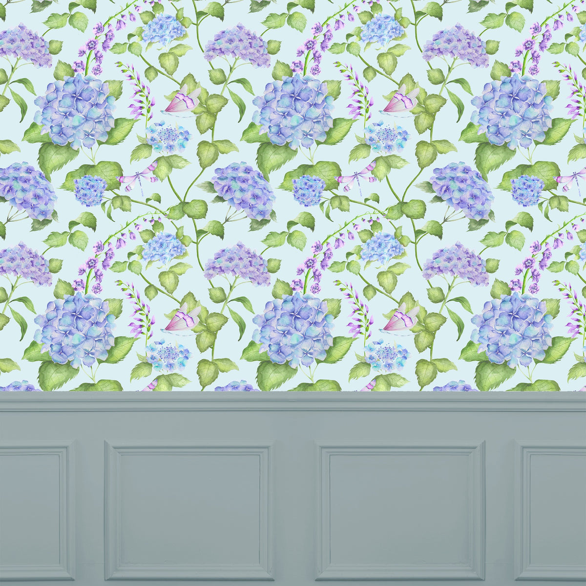 Sylvana Duck Egg Blue Wallpaper by Voyage Maison | SYLVANA/WPO/DEB