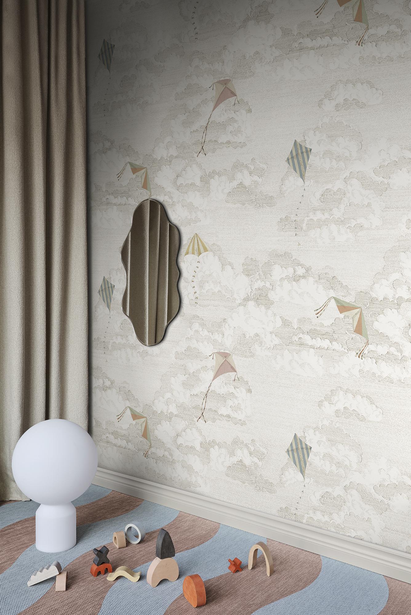 S10645 Sand Bonnie and Kites Familjen Mural by Sandberg