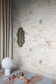 S10645 Sand Bonnie and Kites Familjen Mural by Sandberg