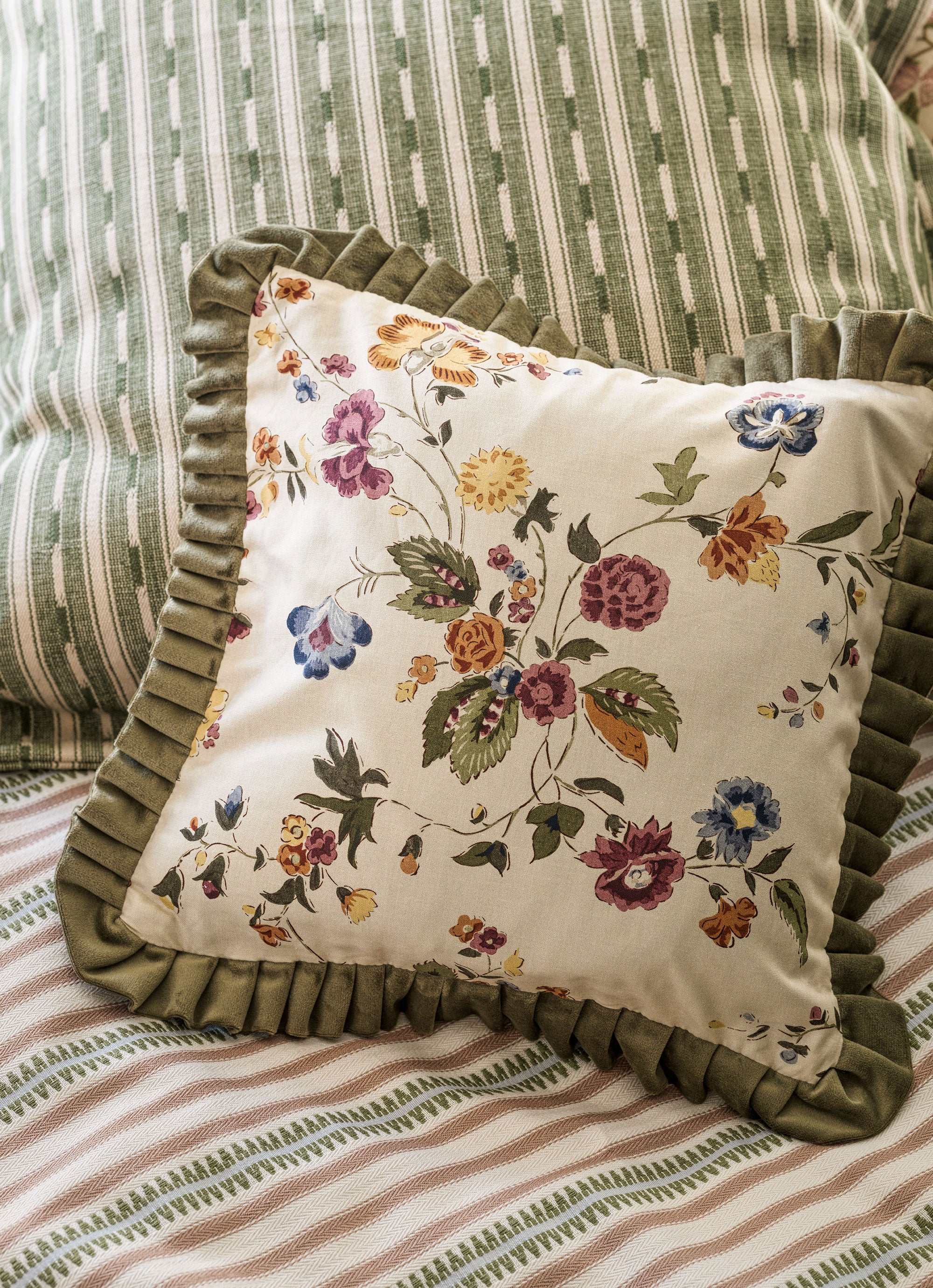 227403 Nectar Fields Damson/Medlar Sanderson x National Trust Volume II Fabric by Sanderson