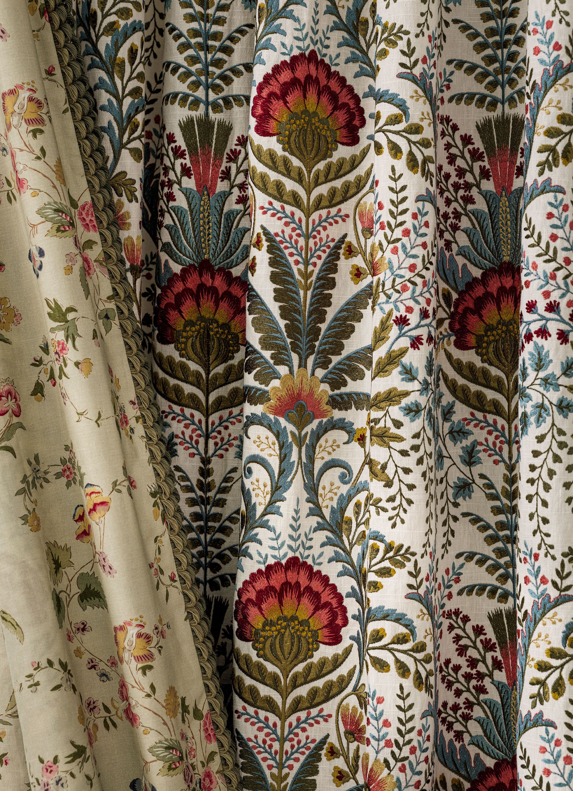 237796 Marrienne Chintz Sanderson x National Trust Volume II Fabric by Sanderson