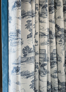 237800 Brockhampton Estate Woad Sanderson x National Trust Volume II Fabric by Sanderson