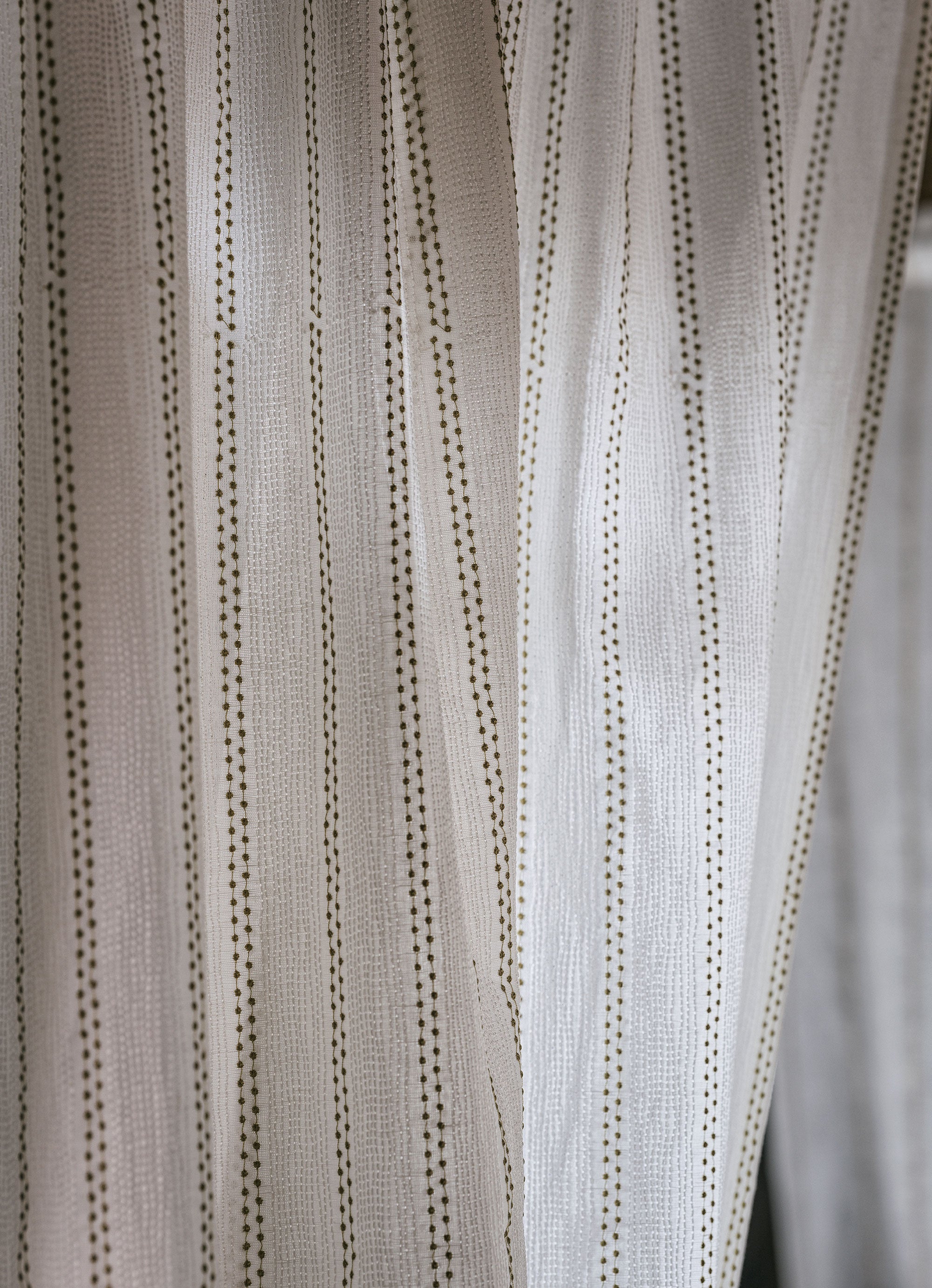 237759 Coastal Knot Seaspray & Kelp Sanderson Sheers Fabric by Sanderson
