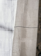 237764 Oceana Check Seaspray White Sanderson Sheers Fabric by Sanderson