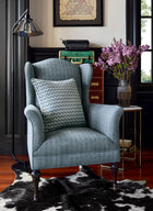 W711304 Markham Slate Fabric by Thibaut