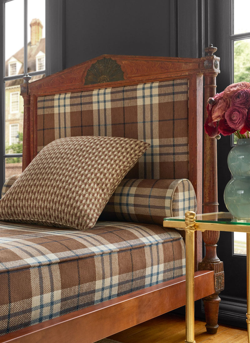 W711313 Hendrick Terracotta Fabric by Thibaut
