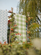 NPOP113417 Central Check Pea Green Wallpaper by Scion