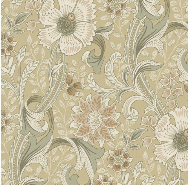 PH3112 Perfect Harmony Vintage Floral Wallpaper by Grandeco