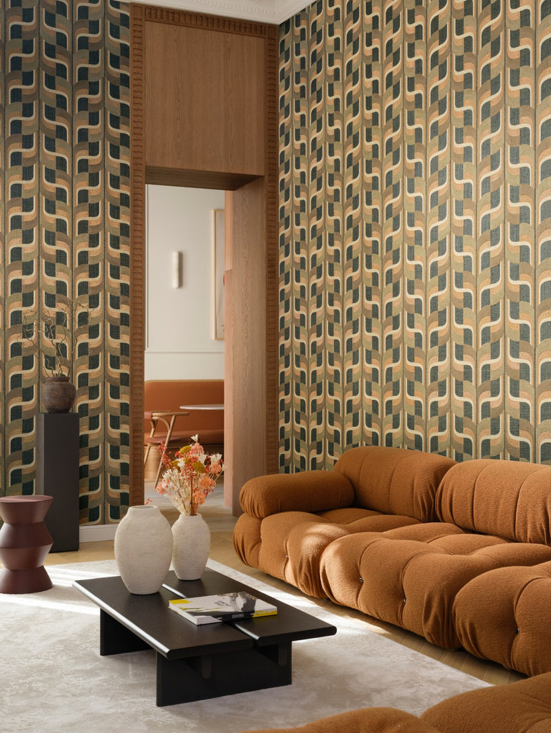 Filara Mossy Loom Senah Wallpaper by Arte