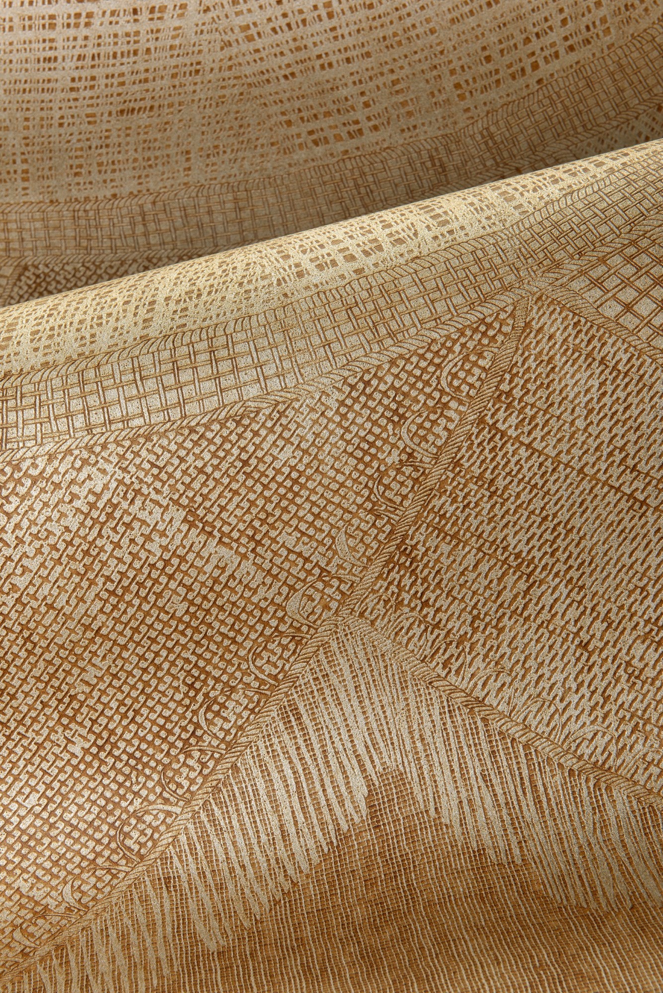 Mestiza Deep Gold Senah Wallpaper by Arte