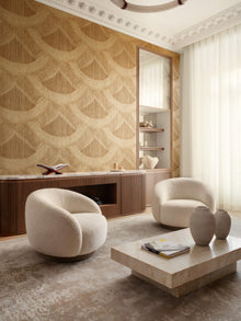 Mestiza Deep Gold Senah Wallpaper by Arte