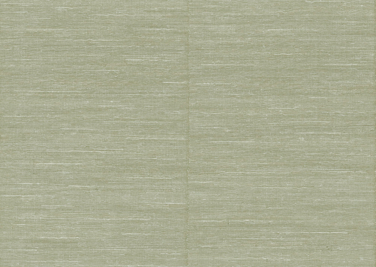 Selvage Bright Sage Senah Wallpaper by Arte