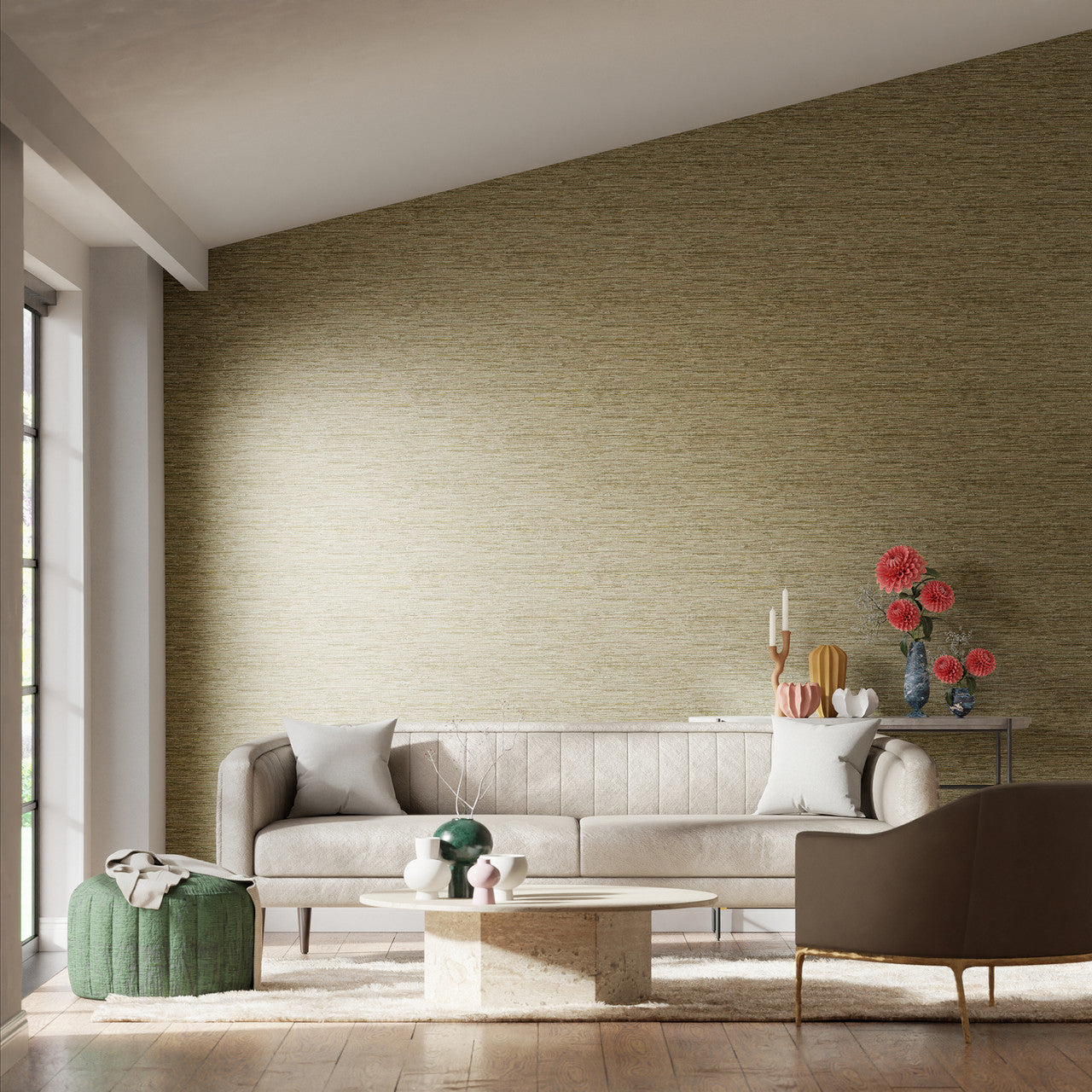 110772 Seri Colour 3 Raffia Wallpaper by Harlequin