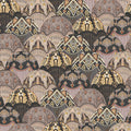 Silk Shades Heart Deco Charcoal Wallpaper by Brand McKenzie