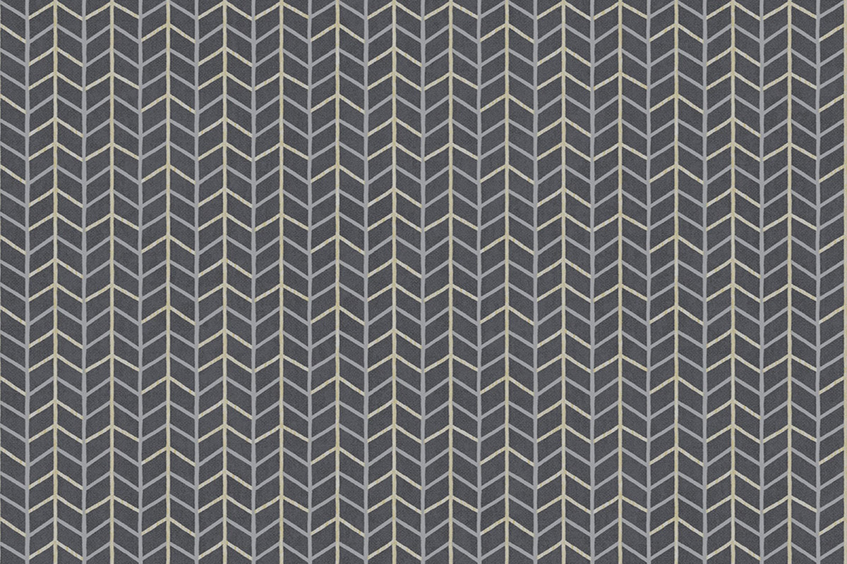Small Way Raffia Coal Wallpaper by Christopher Farr Cloth