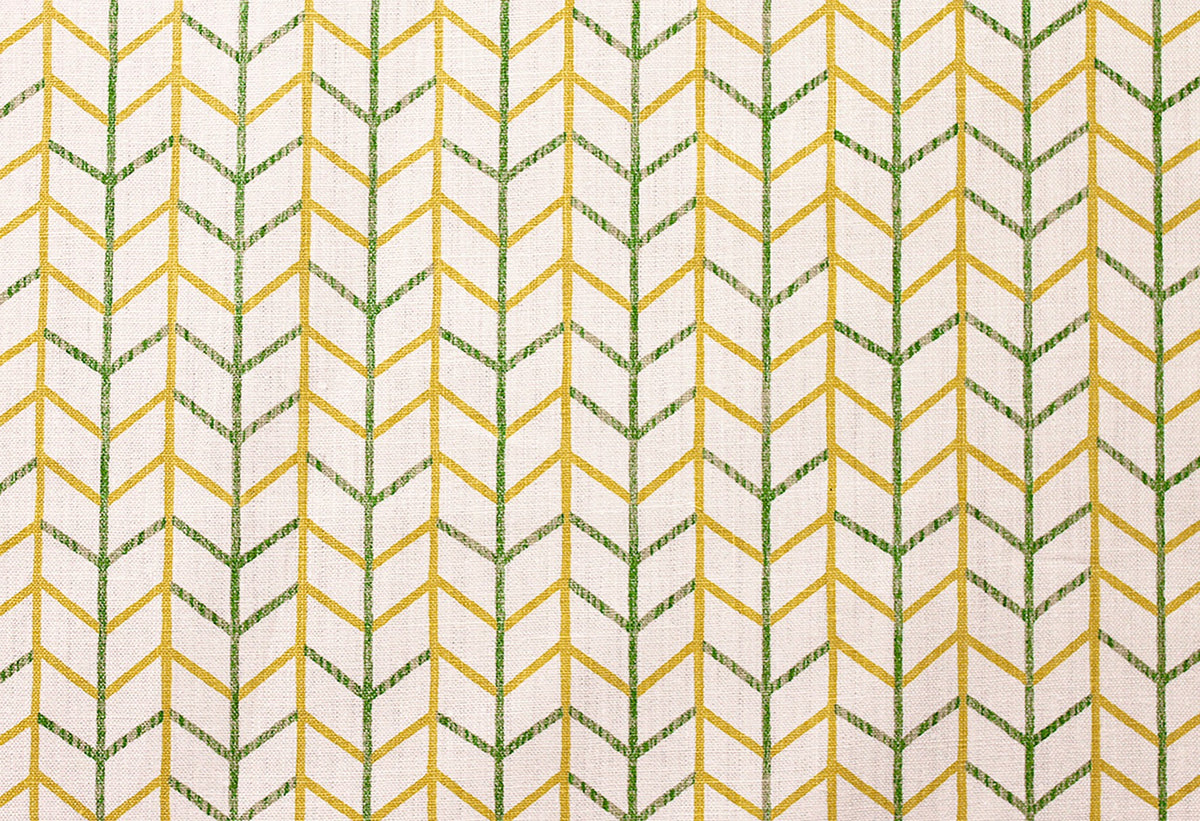 Small Way Lemon fabric by Christopher Farr Cloth