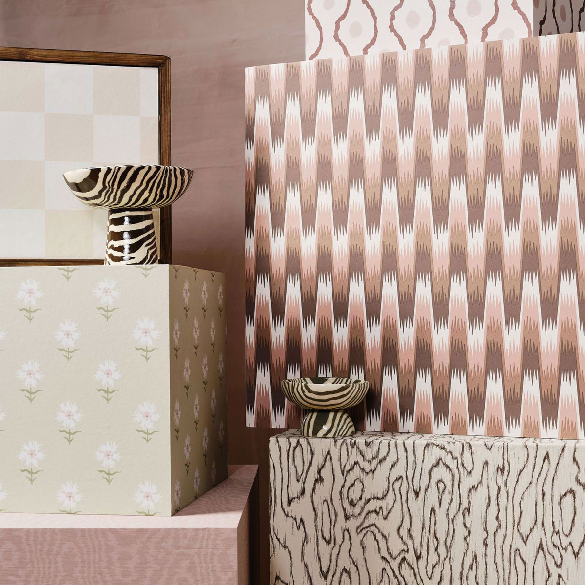 Southborough Henry Holland Rose Wallpaper by Harlequin
