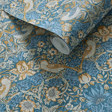 W0171/02 Strawberry Thief William Morris Designs Wallpapers By Clarke & Clarke