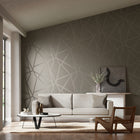 111571 Sumi Colour 3 Flint Wallpaper by Harlequin